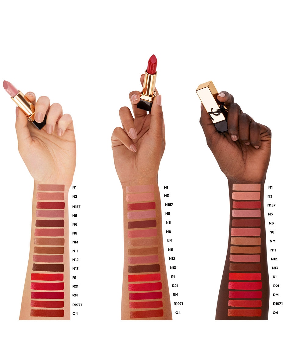 YVES SAINT LAURENT Rouge Pur Couture Lipstick 001 MOONSTONE MIST 4