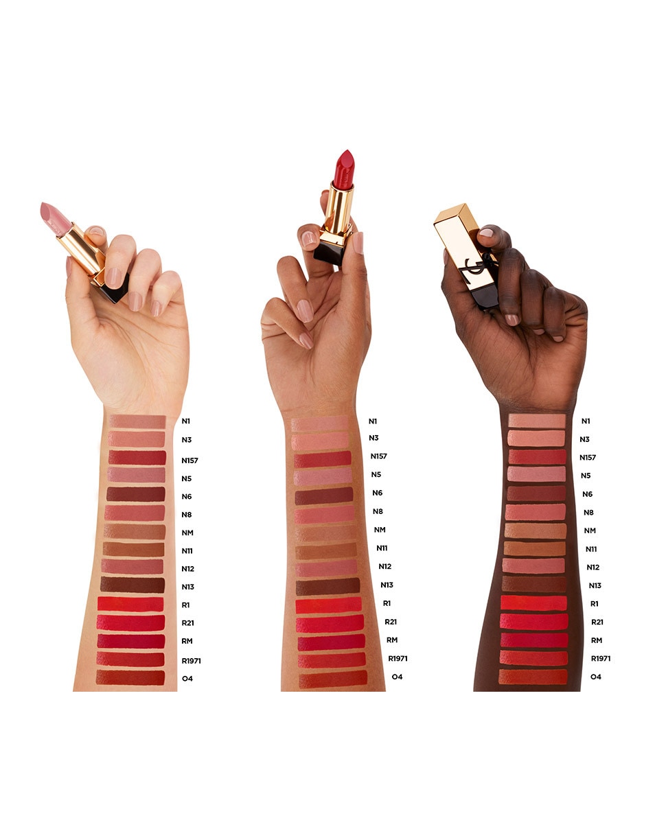 YVES SAINT LAURENT Rouge Pur Couture Lipstick ROSY PINKS 4