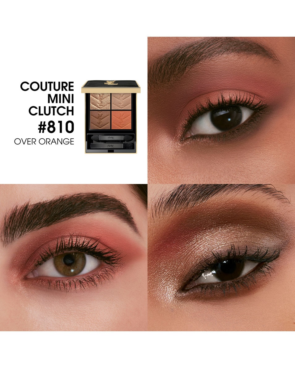 YVES SAINT LAURENT Couture Mini Clutch Oogschaduwpalet Over Orange 4