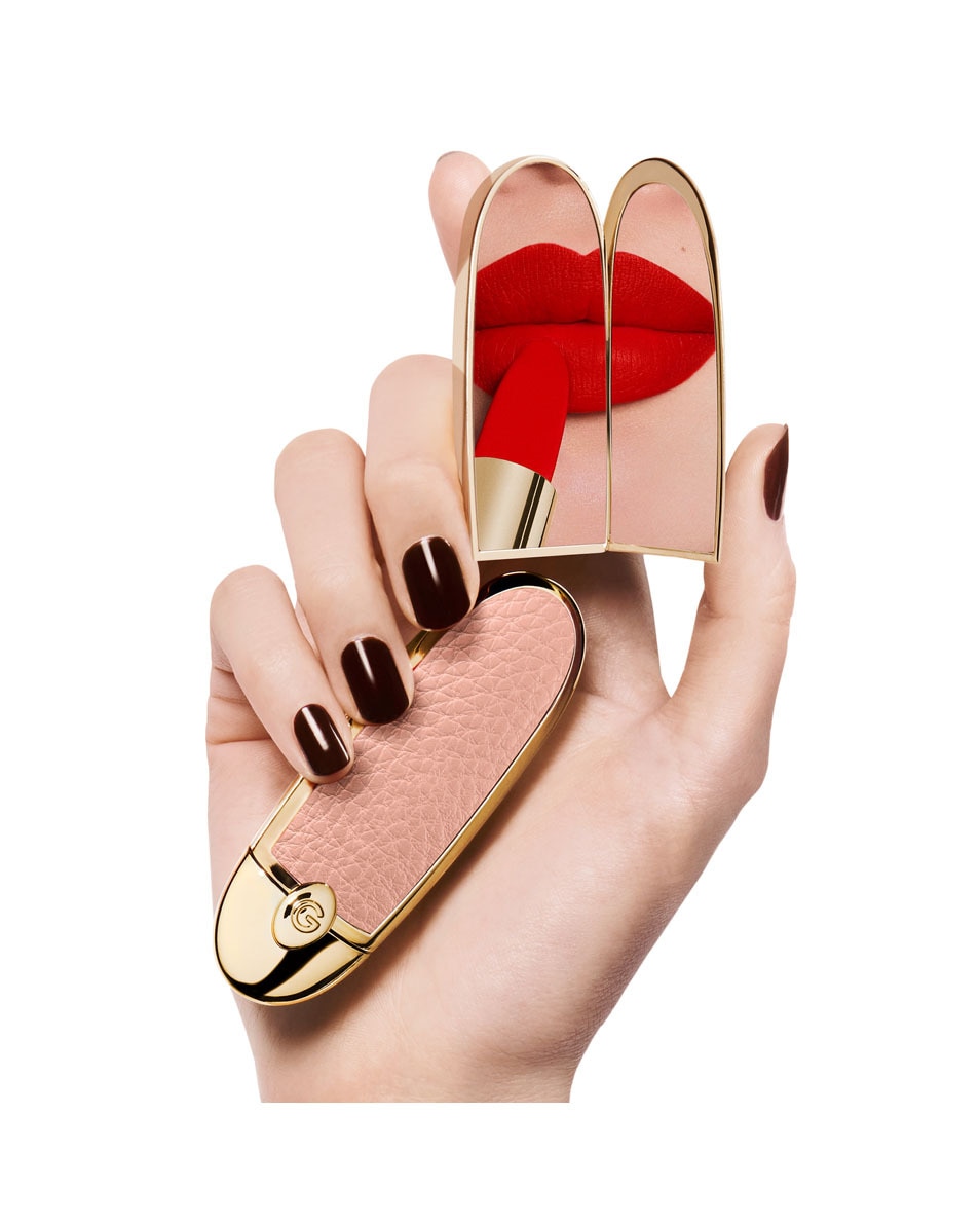 GUERLAIN ROUGE G De sierlijke case met een dubbel spiegeltje LE NUDE 4