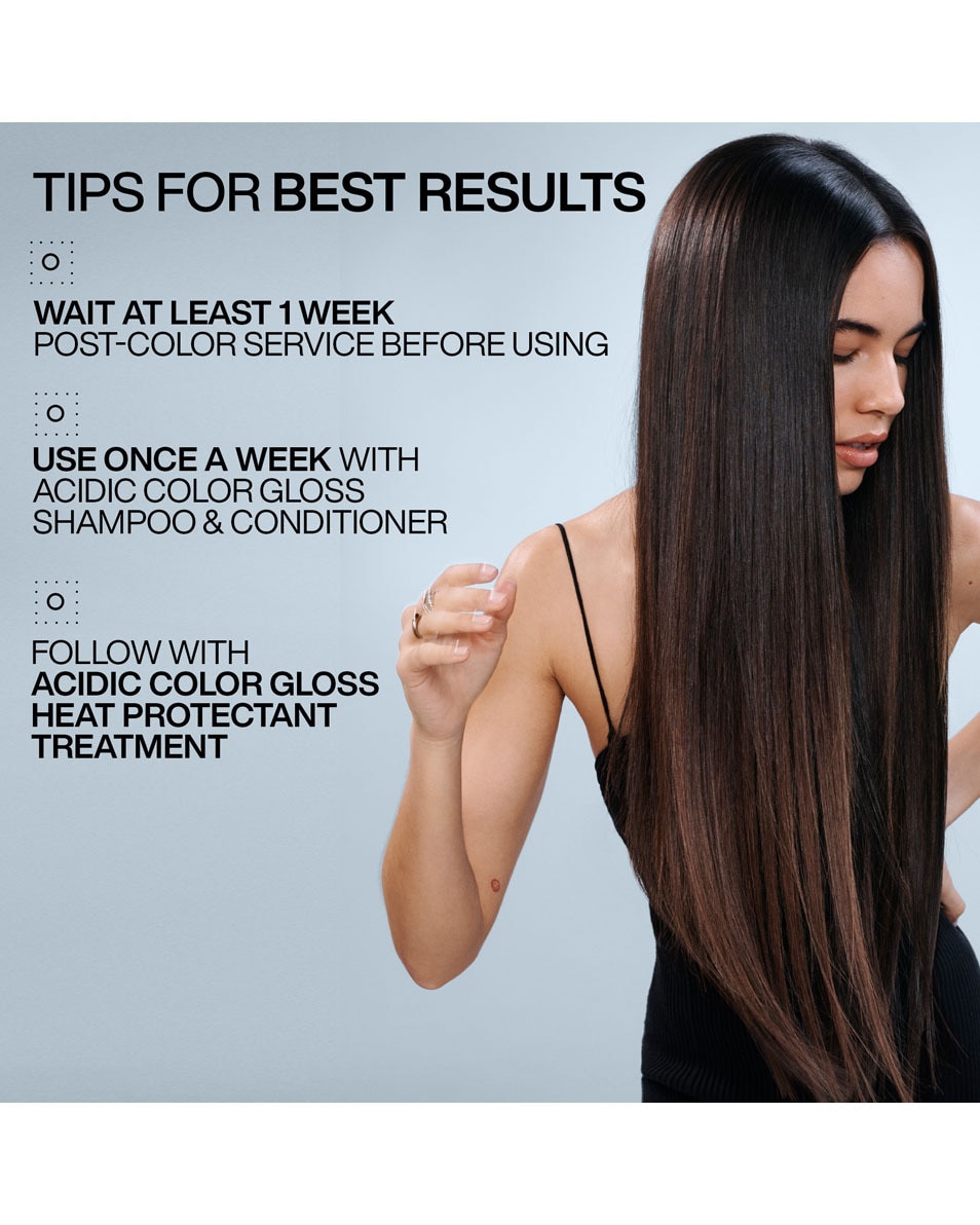 Activated glass gloss treatment - gekleurd haar