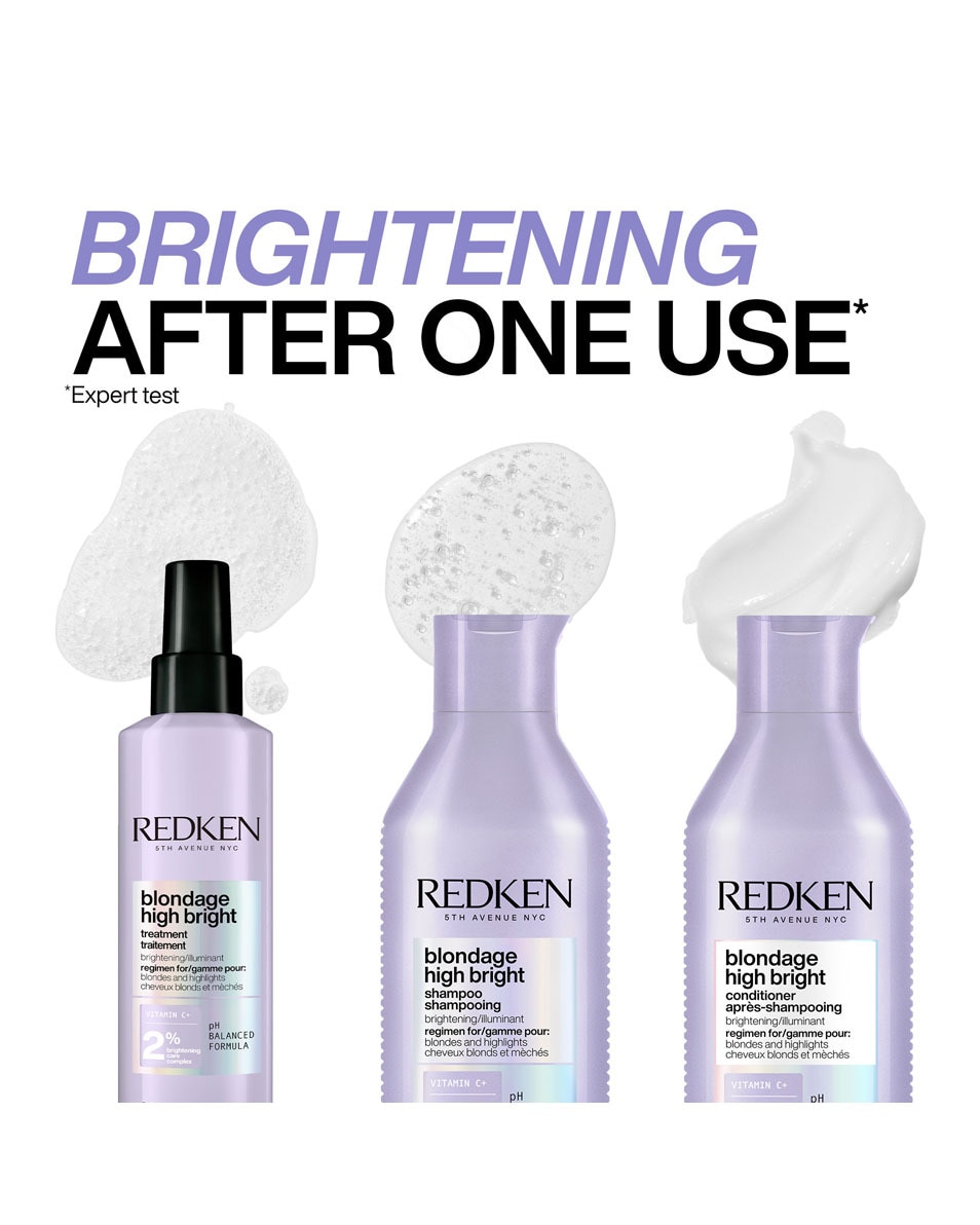 REDKEN Blondage High Bright Verhelderende conditioner voor dof blond haar 300 ML 4