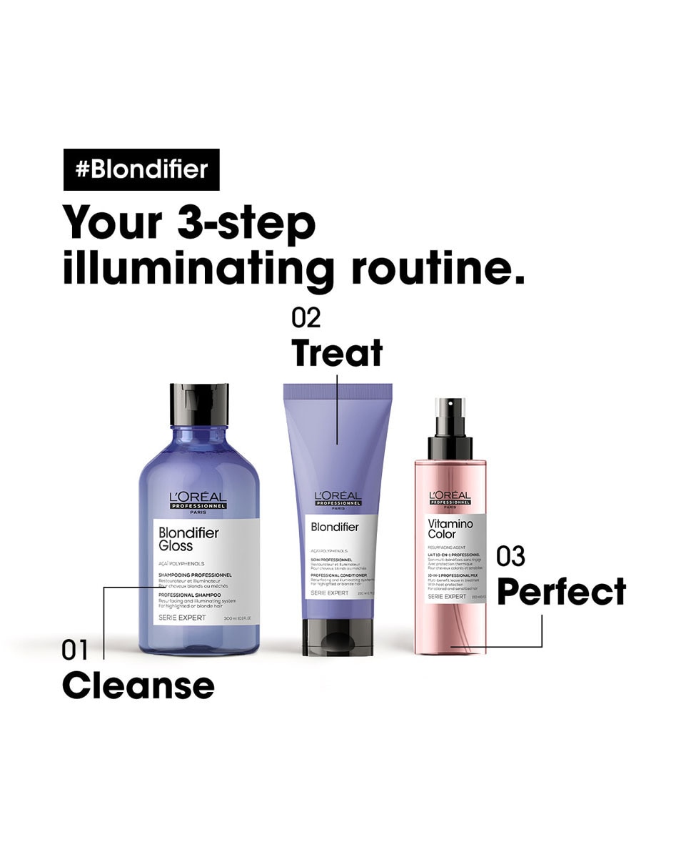 L'OREAL PROFESSIONNEL Serie Expert Blondifier Voedend & verhelderend masker 200 ML 4