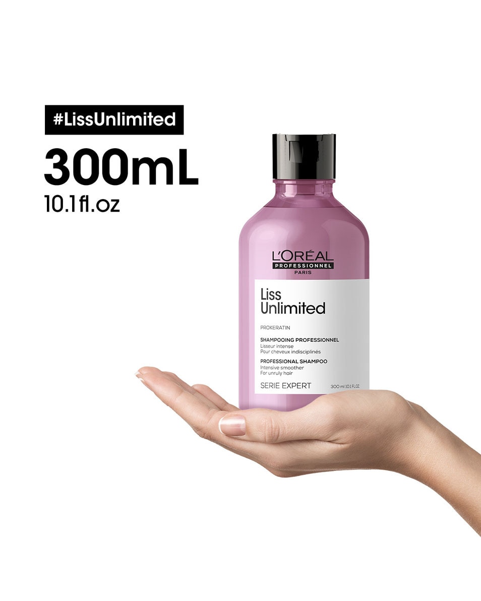 L'OREAL PROFESSIONNEL Liss Unlimited Shampoo voor weerbarstig haar 300 ML 4
