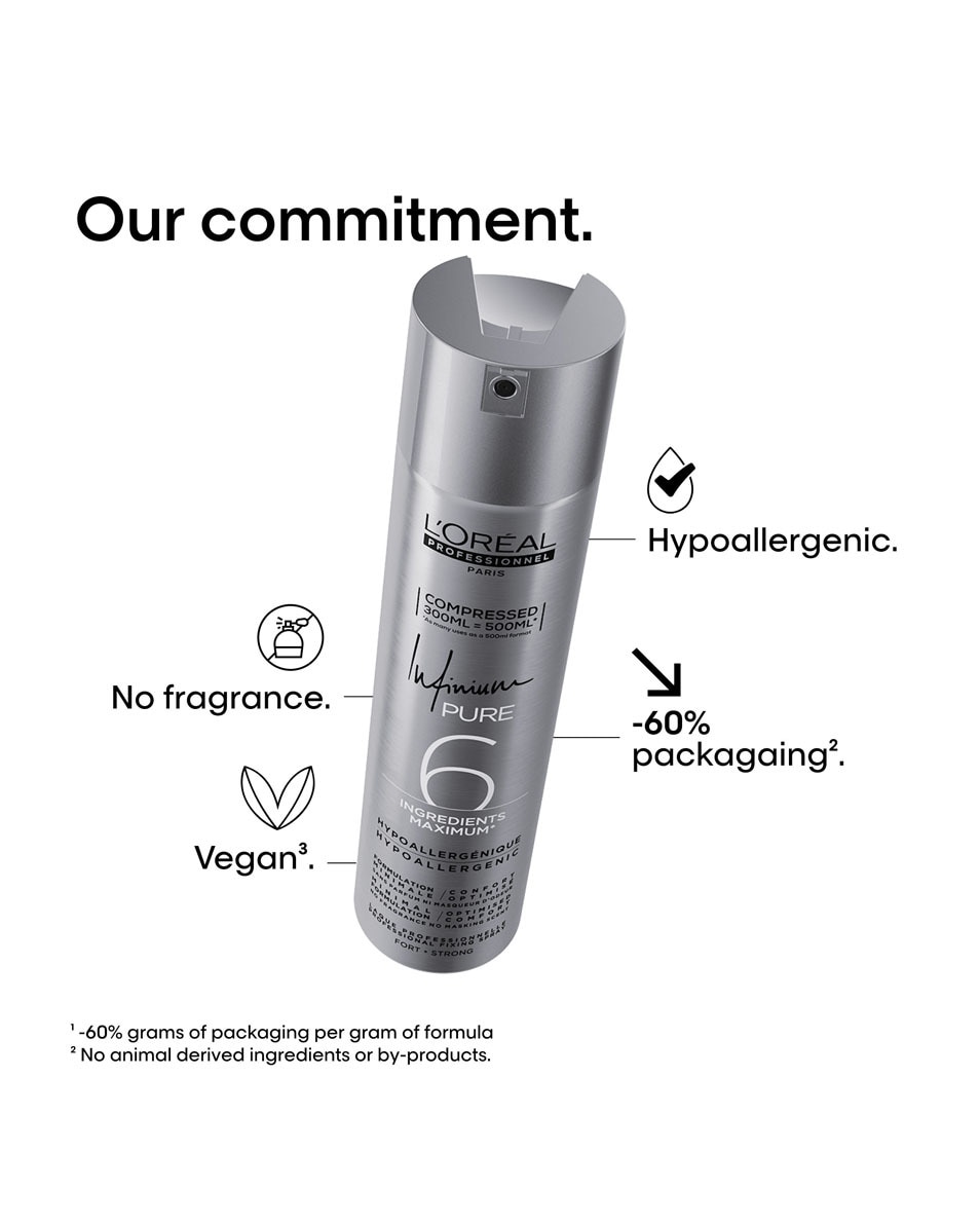 Hypoallergene haarspray met een sterke hold