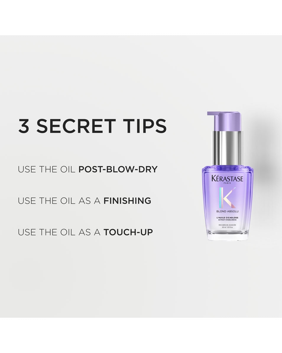 KÉRASTASE Blond Absolu L'Huile Cicagloss Herstellende haarolie - voor ontkleurd en blond haar 30 ML 4