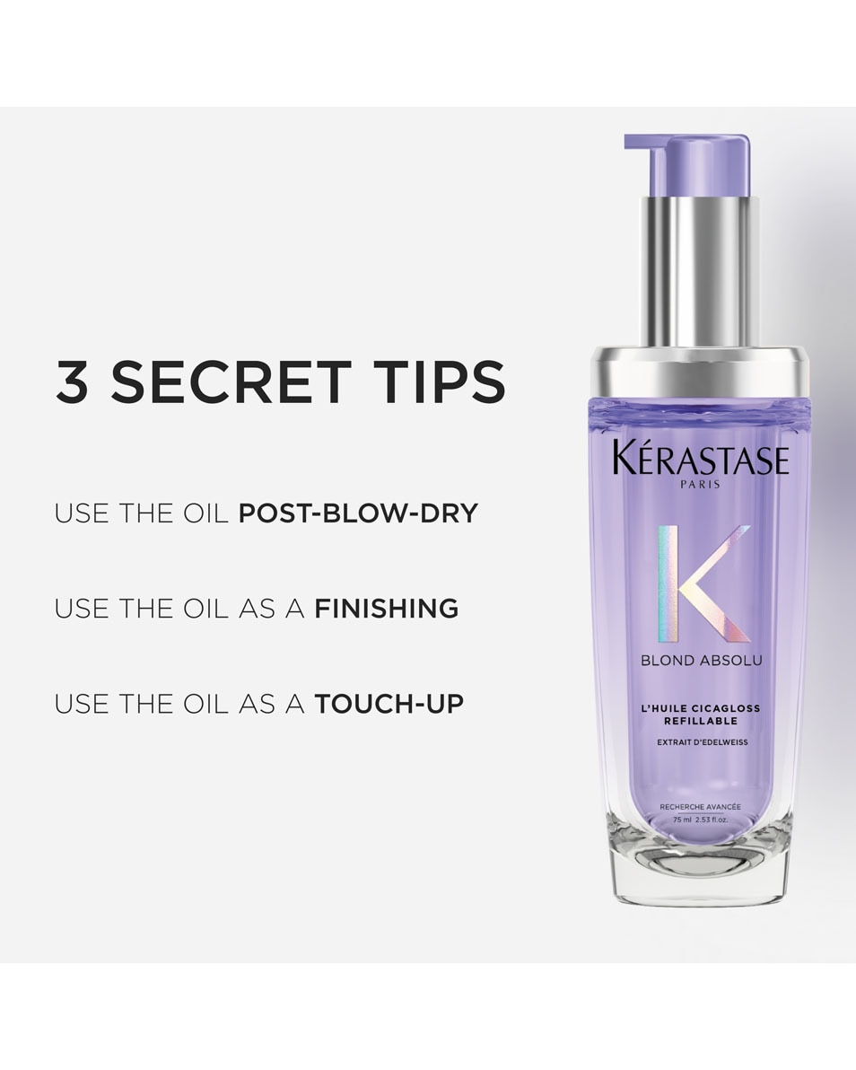 KÉRASTASE Blond Absolu L'Huile Cicagloss Herstellende haarolie - voor ontkleurd en blond haar 75 ML 4
