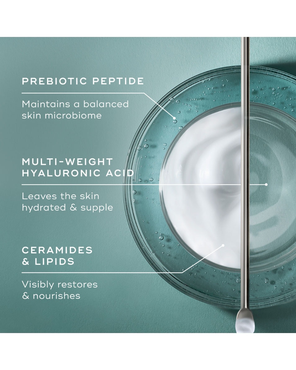 Multi-Layered Moisturiation with H.E.O. & Prebiotic Peptides