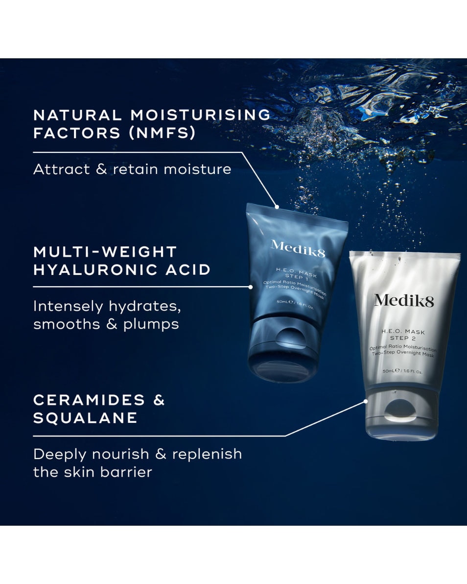 MEDIK8 H.E.O. Mask Optimal Ratio Moisturisation Two-Step Overnight Mask 2 ST