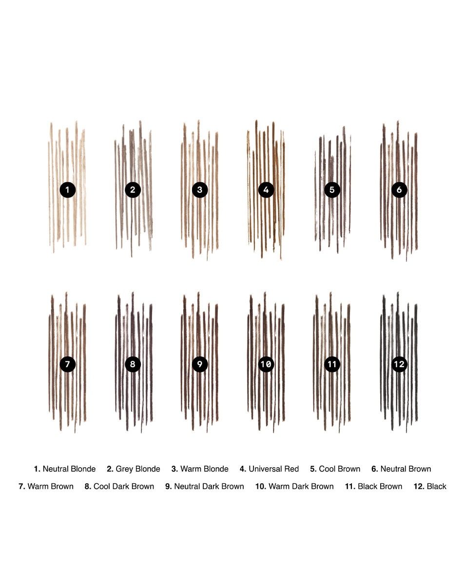Fijn wenkbrauwpotlood - natuurlijke finish