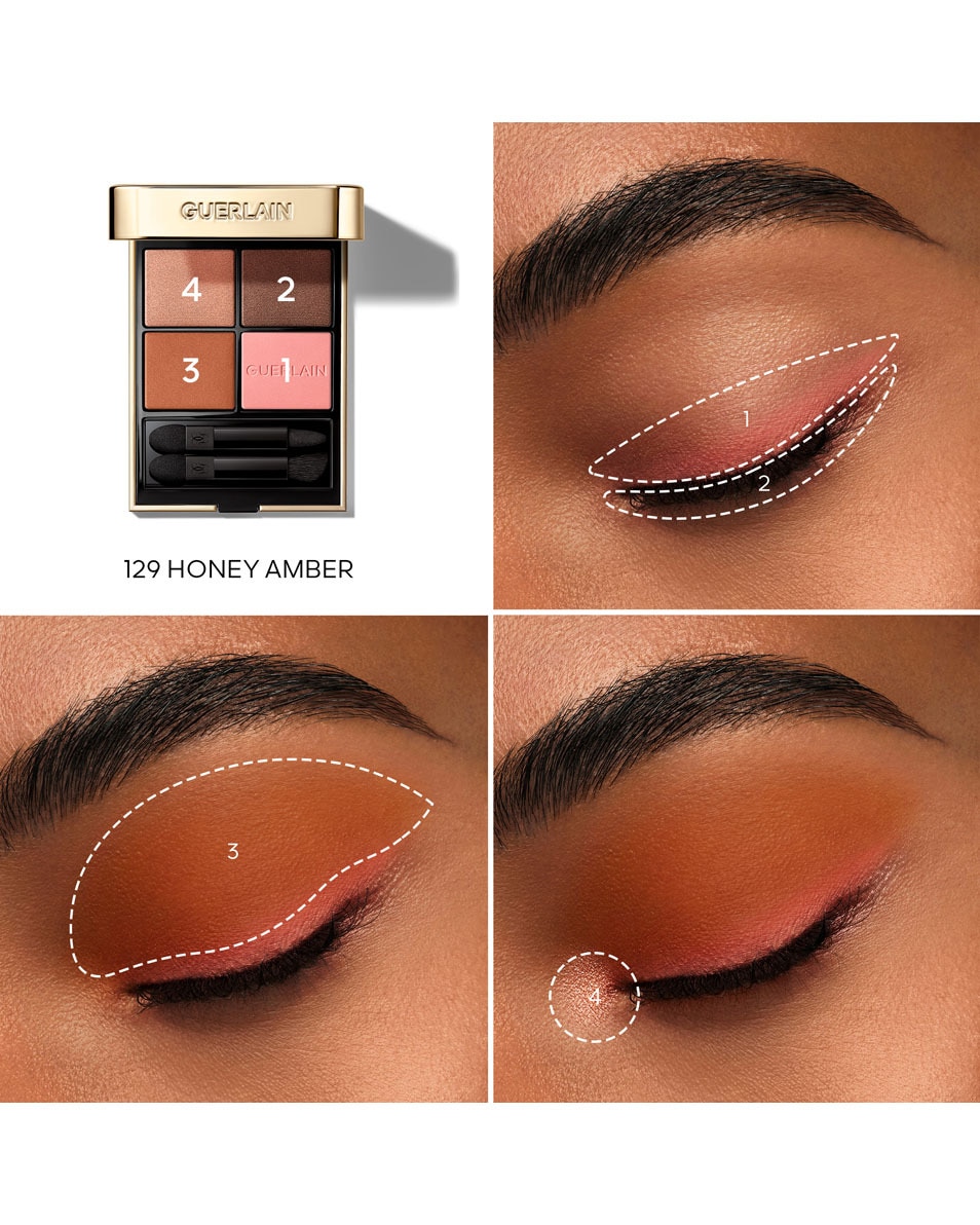 GUERLAIN OMBRES G OOGSCHADUWPALET 129 Honey Amber 4