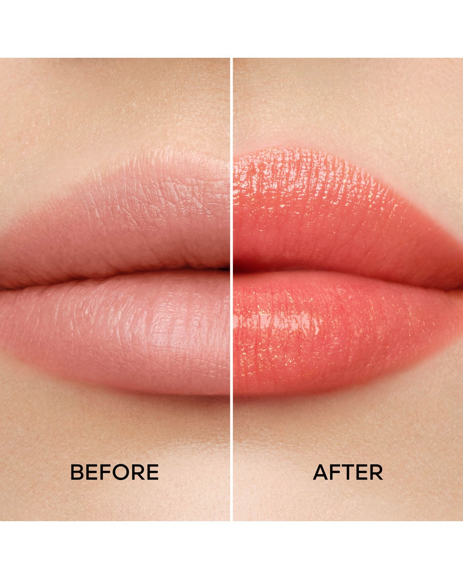 GUERLAIN KISS KISS BEE GLOW HONINGTINT BALSEM - 98% VAN NATUURLIJKE OORSPRONG 389 PEARLY PEACH 4