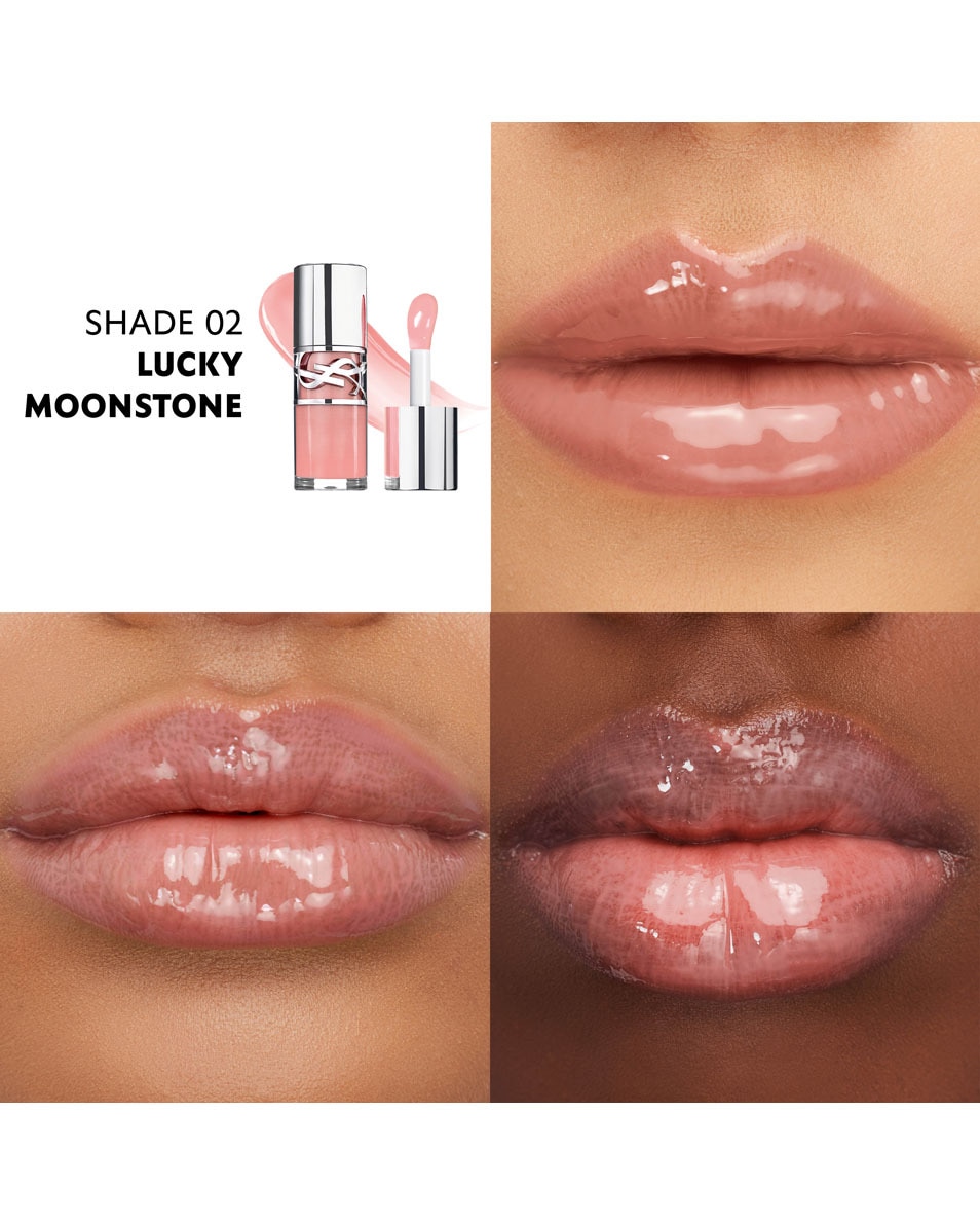 YVES SAINT LAURENT YSL Loveshine Gloss Plumping lip oil gloss - Hydraterende Lipolie 001 MOONSTONE MIST 4