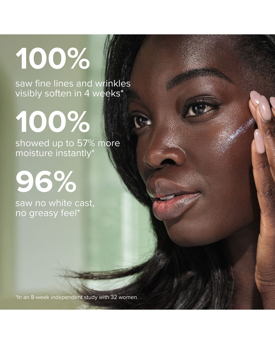 Een SPF 50 die de huid glad maakt + hydrateert.