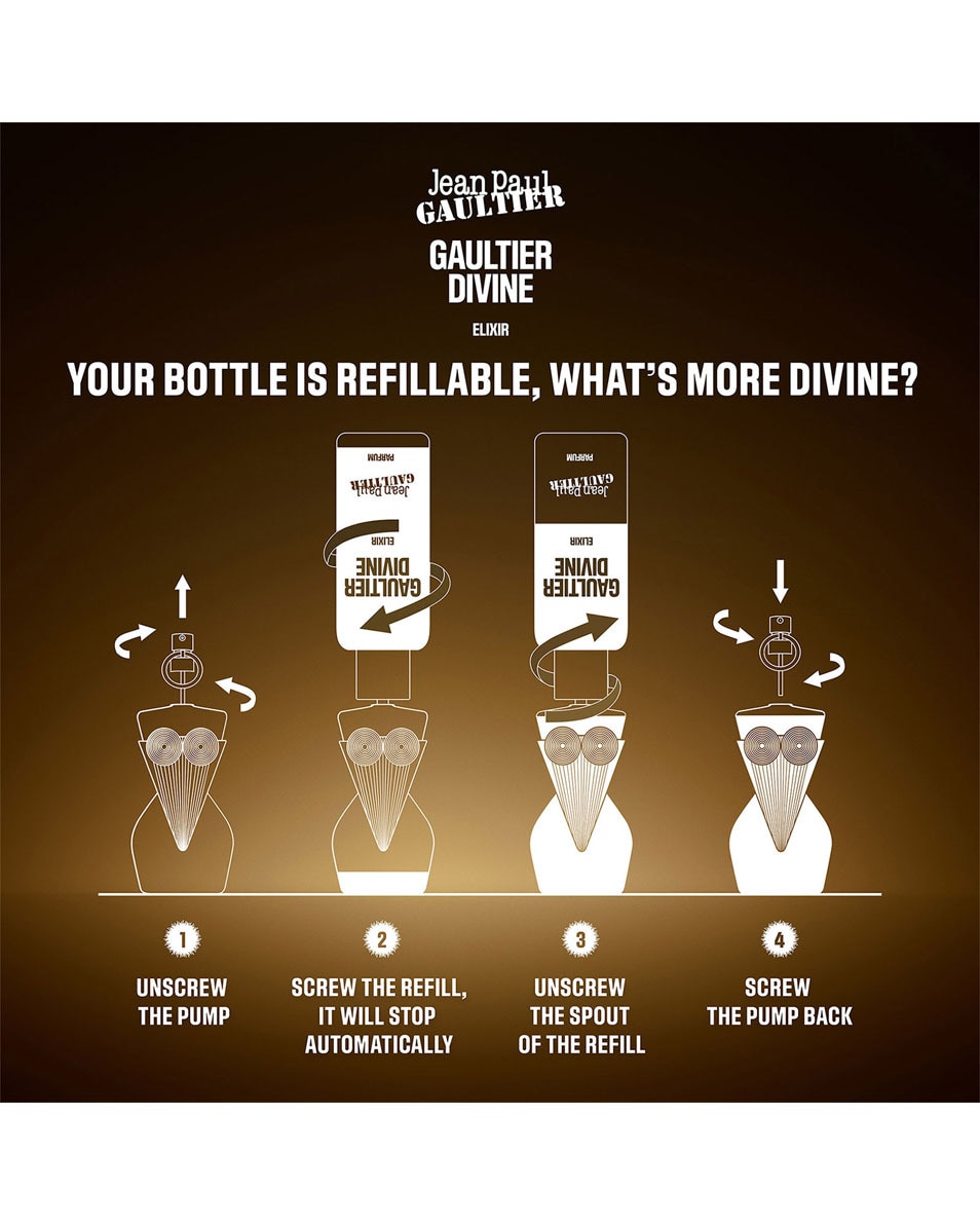 JEAN PAUL GAULTIER Gaultier Divine Elixir Eau De Parfum - Refill 200 ML 4