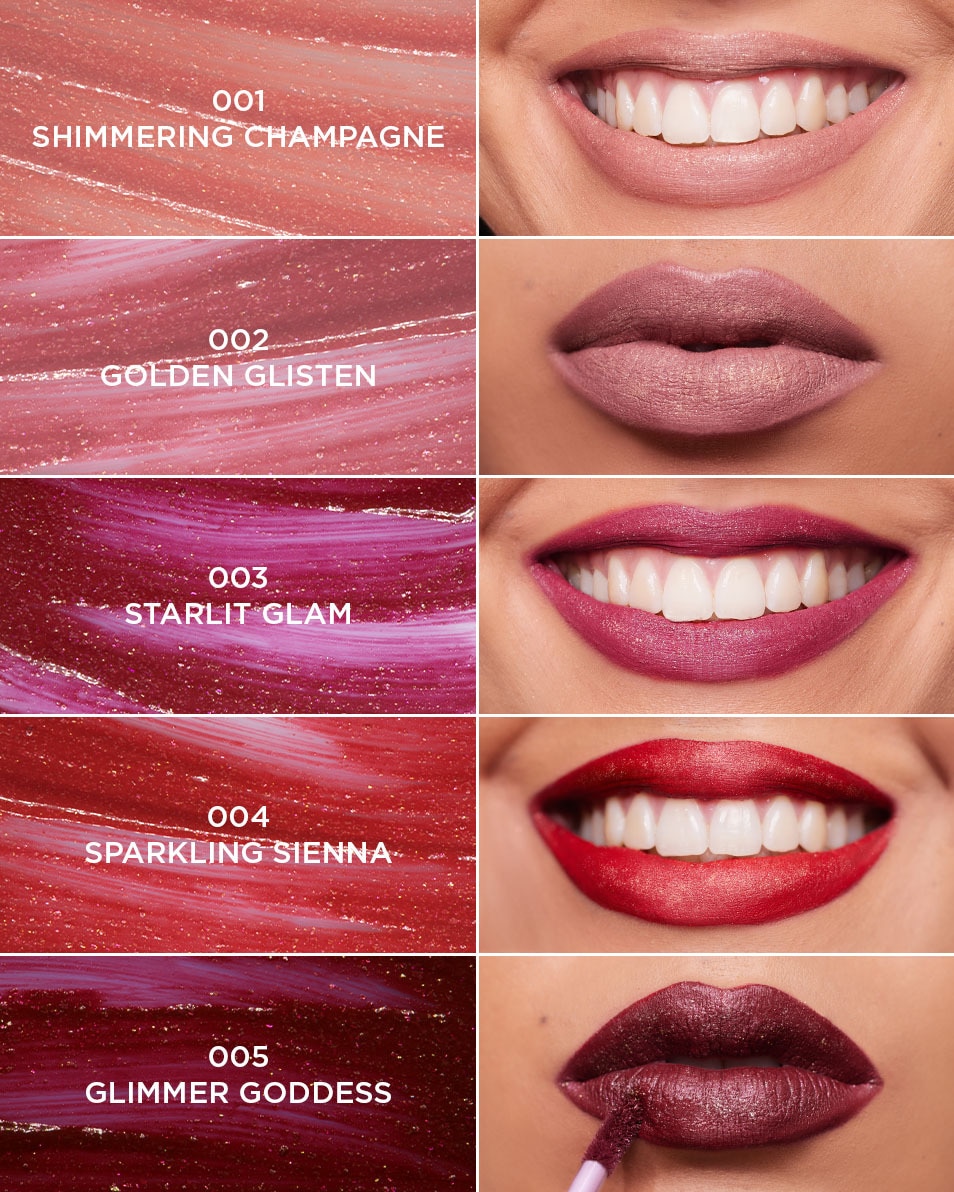 Liquid glitter lipstick