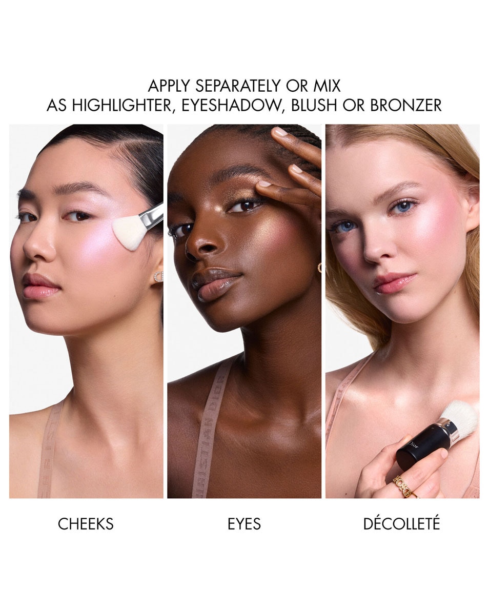 DIOR BACKSTAGE Dior Backstage Glow Maximizer Palette Multifunctioneel highlighter & blush palet 001 Universal Glow 4