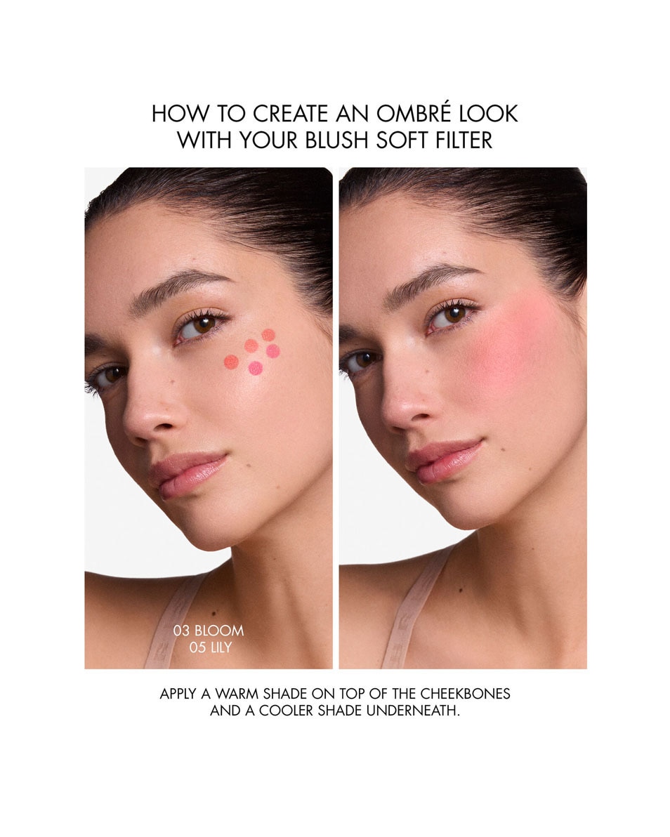 DIOR Dior Forever Blush Soft Filter Vloeibare opgeklopte blush - stralend matte finish 03 Bloom