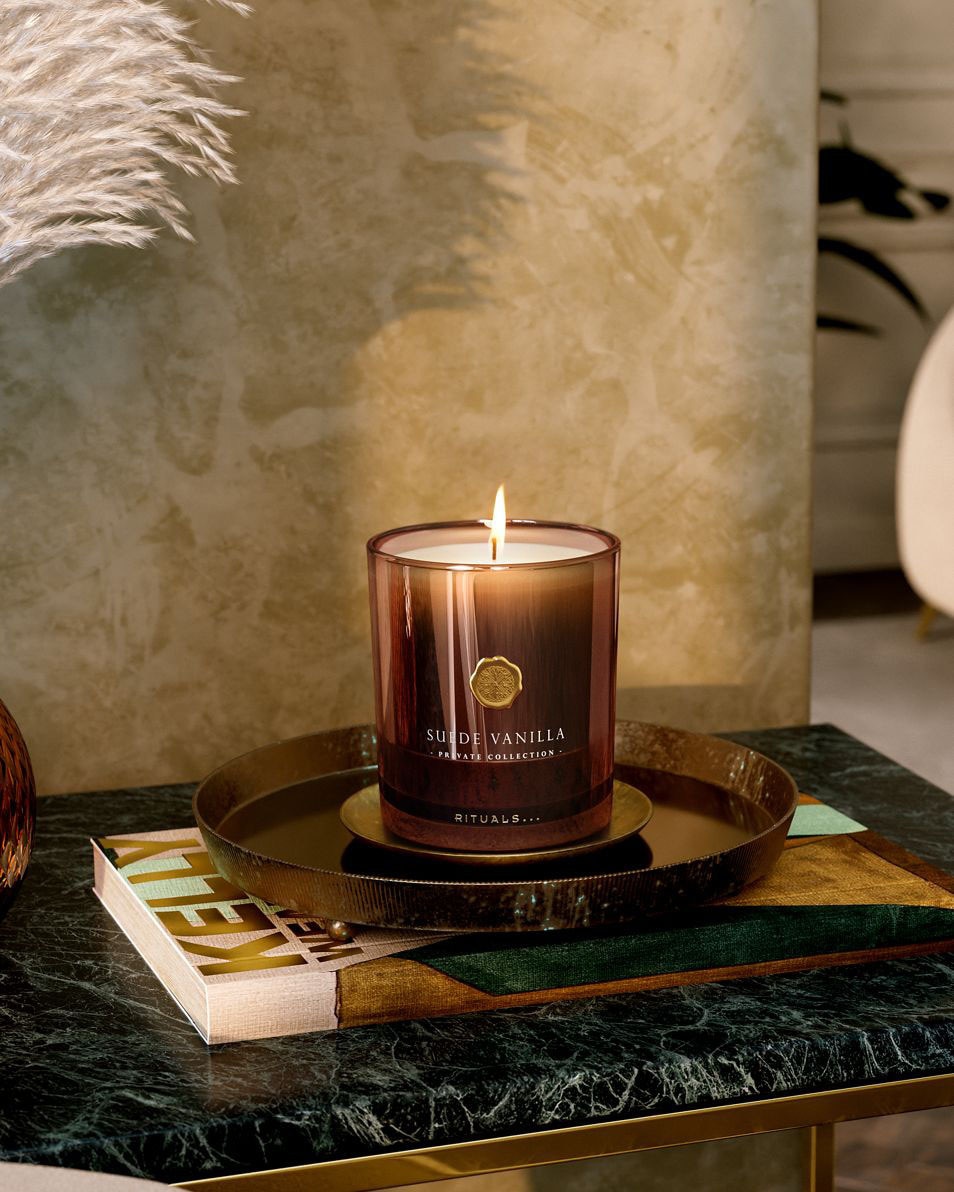 Suede Vanilla geurkaars