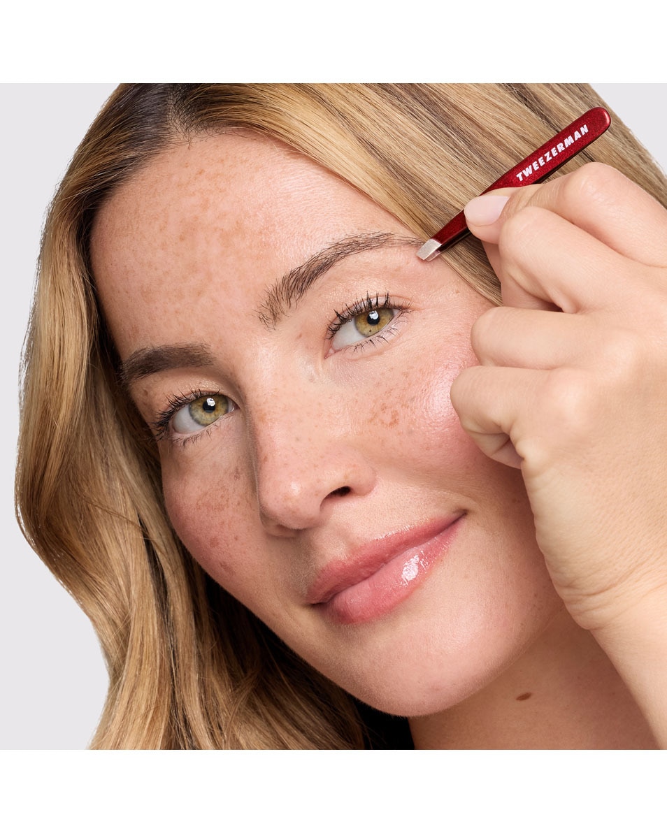TWEEZERMAN Beautytools Vintage Rose Mini Slant Tweezer with Case 2 ST 4