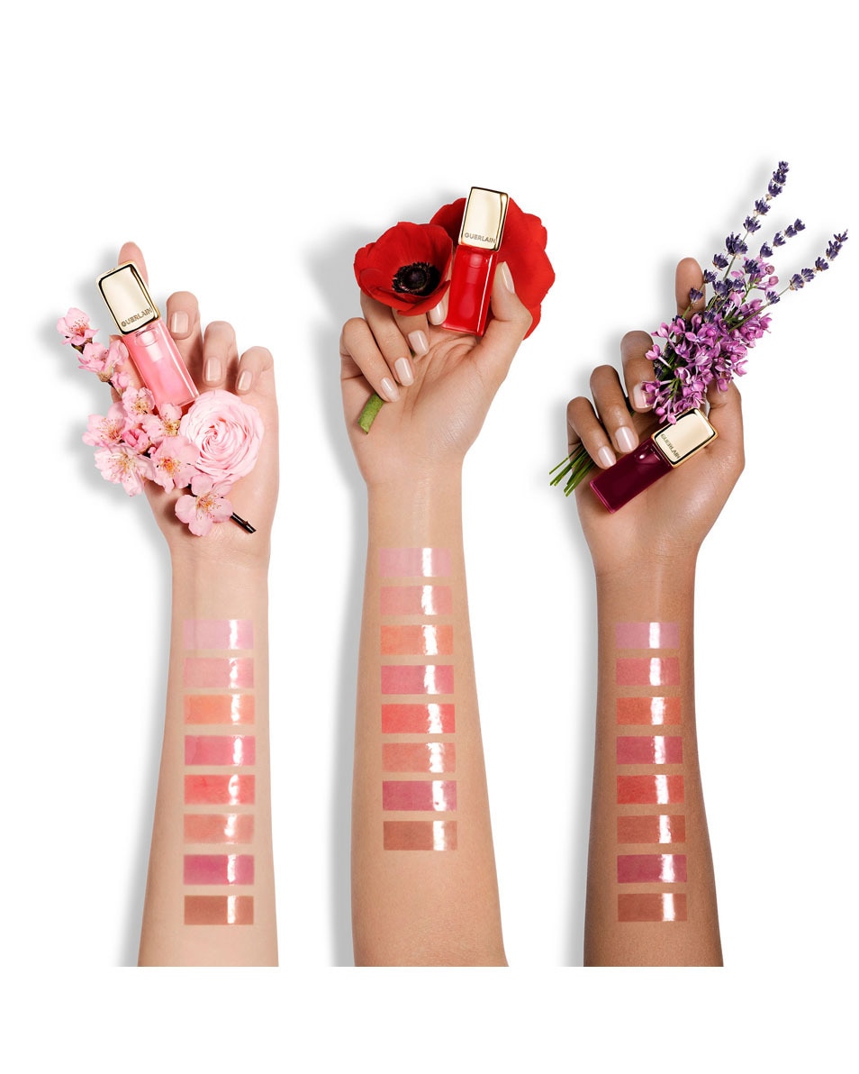 GUERLAIN KISS KISS Bee Glow Oil Een met honing verrijkte, getinte lipolie die voor 92% samengesteld is uit ingrediënten van natuurlijke oorsprong Aquamarine 4