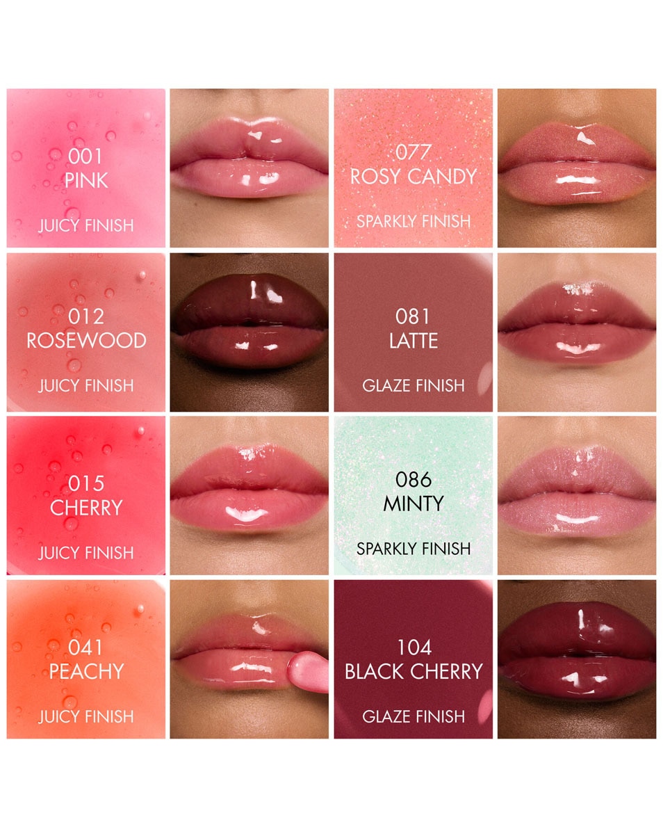 DIOR Dior Addict Lip Glow Oil Lipolie - 24u hydratatie - 3 ultra-glanzende finishes 077 Rosy Candy - Sparkly 4