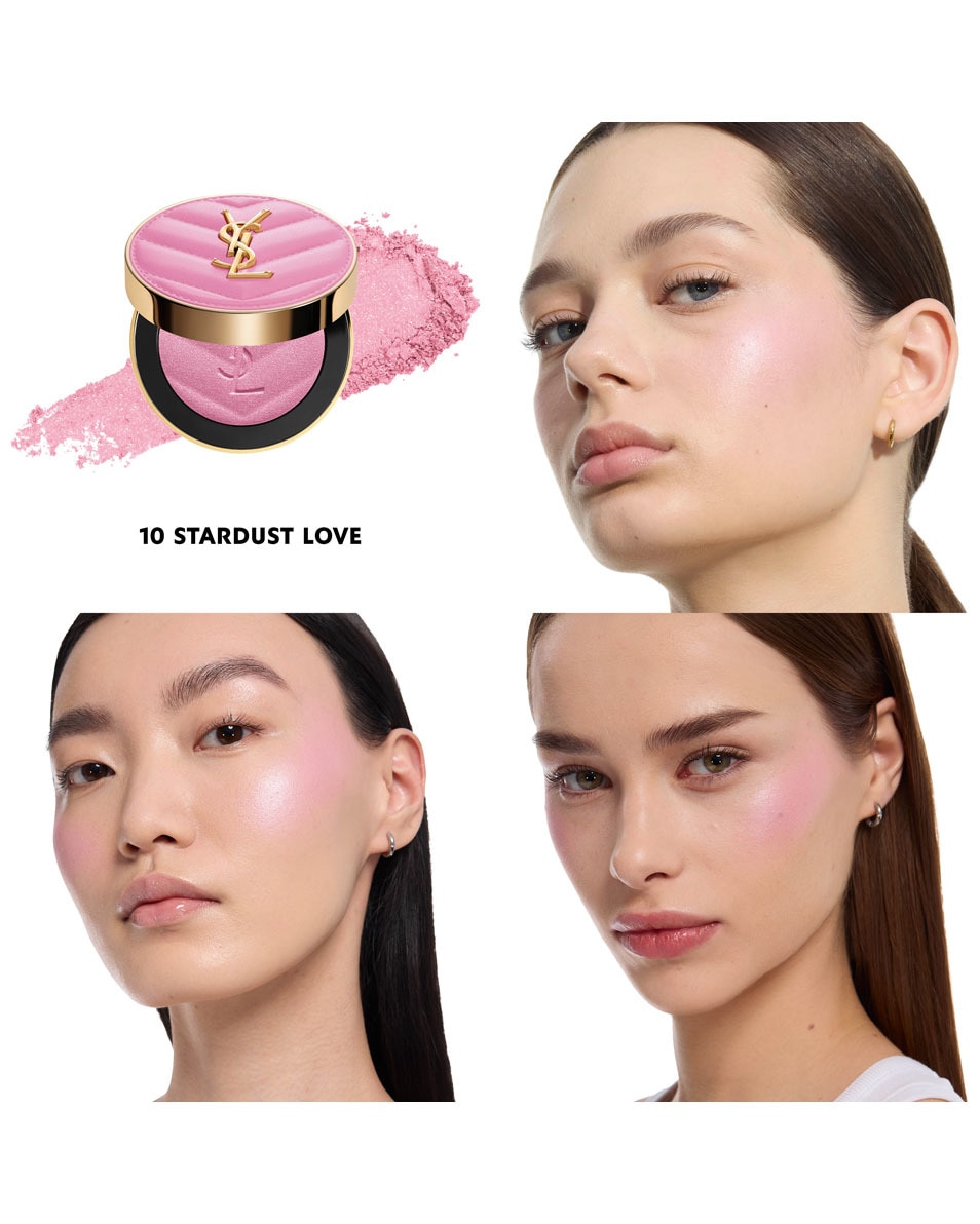 YVES SAINT LAURENT Make Me Blush Bold Blurring Blush - Ultra-Sensorisch En Zijdezacht Poeder - Glitter Finish 10 - Stardust Love 4