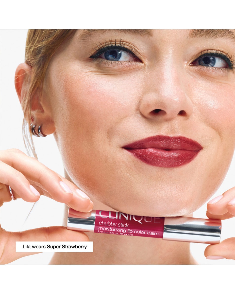 CLINIQUE Chubby Stick Moisturizing Lip Color Balm Super Strawberry