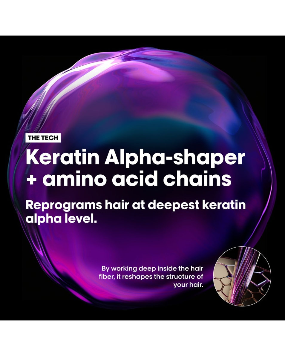L'OREAL PROFESSIONNEL Keratin Alpha Sleek Shampoo - Frizz- En Volumecontrole 300 ML 4
