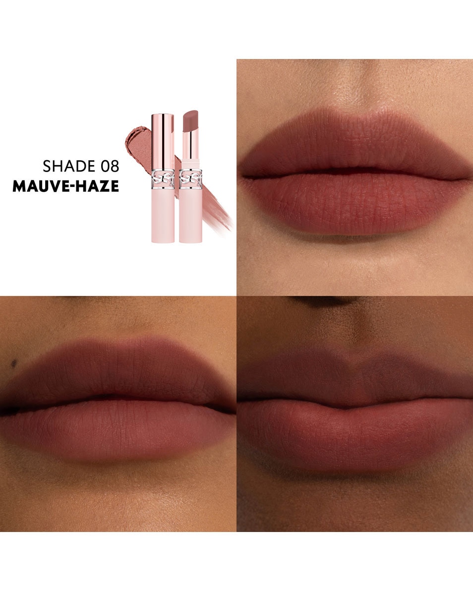 YVES SAINT LAURENT YSL LOVENUDE Lip Blusher Zachte kleurrijke lippenstift #08 MAUVE-HAZE 4