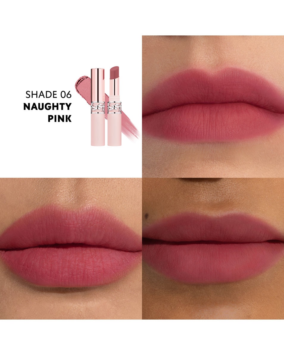 YVES SAINT LAURENT Ysl Lovenude Balm Blusher Soft Blurring Lip Color - Zachte & Kleurrijke Lippenstift Naughty Pink 4