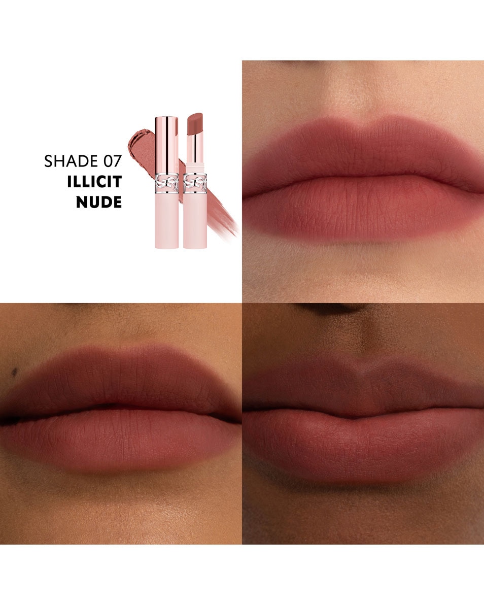 YVES SAINT LAURENT YSL LOVENUDE Lip Blusher Zachte kleurrijke lippenstift #07 ILLICIT NUDE 4