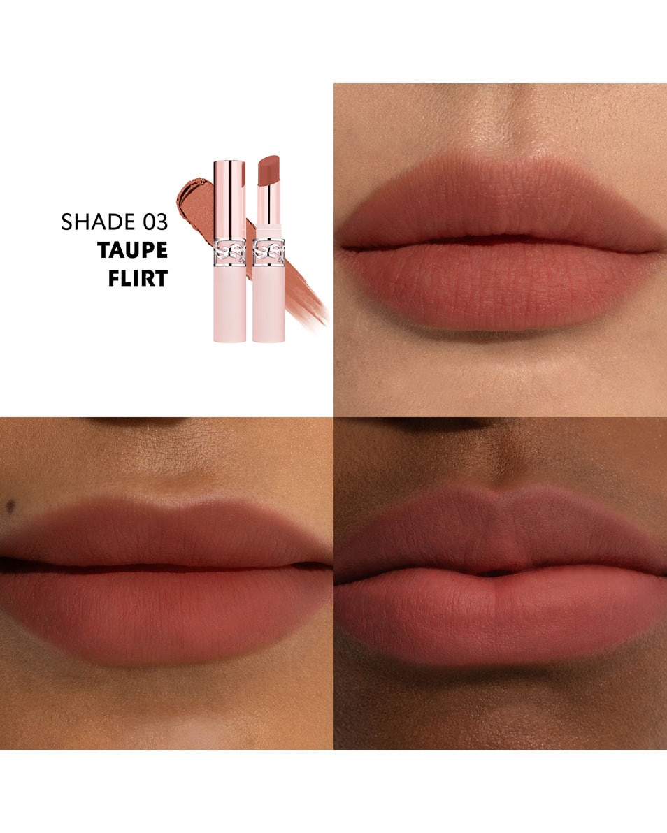 YVES SAINT LAURENT YSL LOVENUDE Lip Blusher Zachte kleurrijke lippenstift #03 TAUPE FLIRT 4