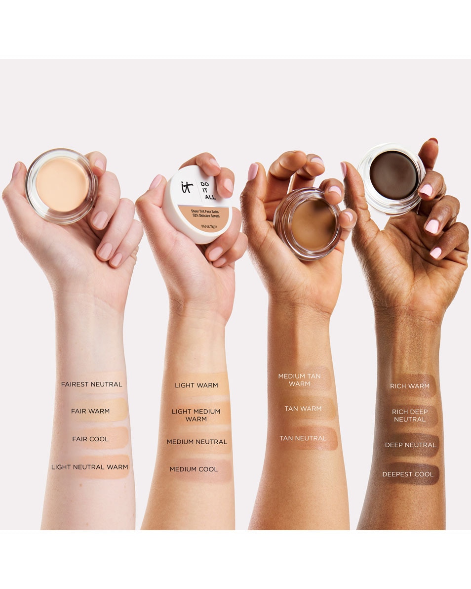 IT COSMETICS Do-It-All Sheer Tint Face Balm Deep Neutral 4