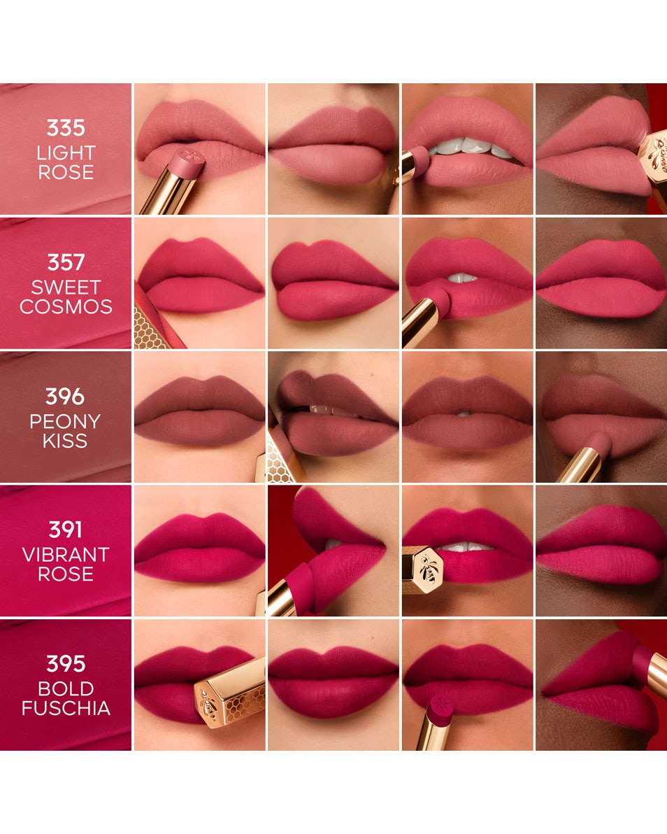 GUERLAIN Kiss Kiss Honey-Infused Intense Lipstick 395 BOLD FUCHSIA 4