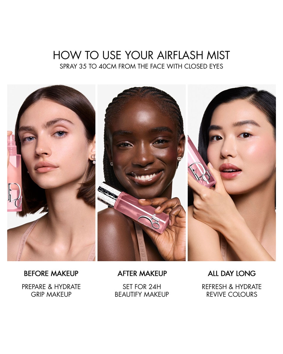 DIOR BACKSTAGE Dior Backstage Airflash Mist - Make-up Setting Spray Setting spray 24 u hold en hydratatie 100 ML 4
