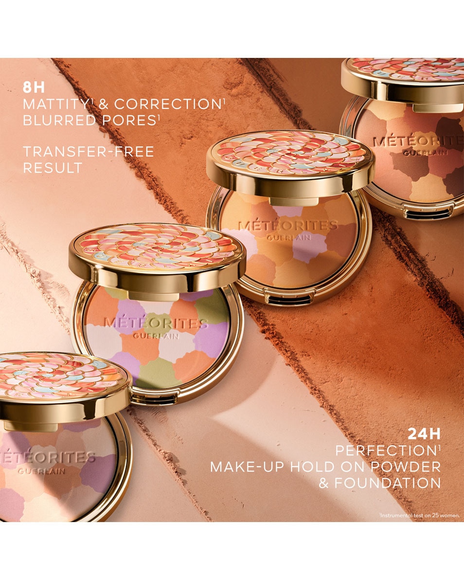 GUERLAIN Météorites MATTEREND EN FIXEREND COMPACT POEDER 01 TRANSLUCENT / TRANSLUCIDE 4