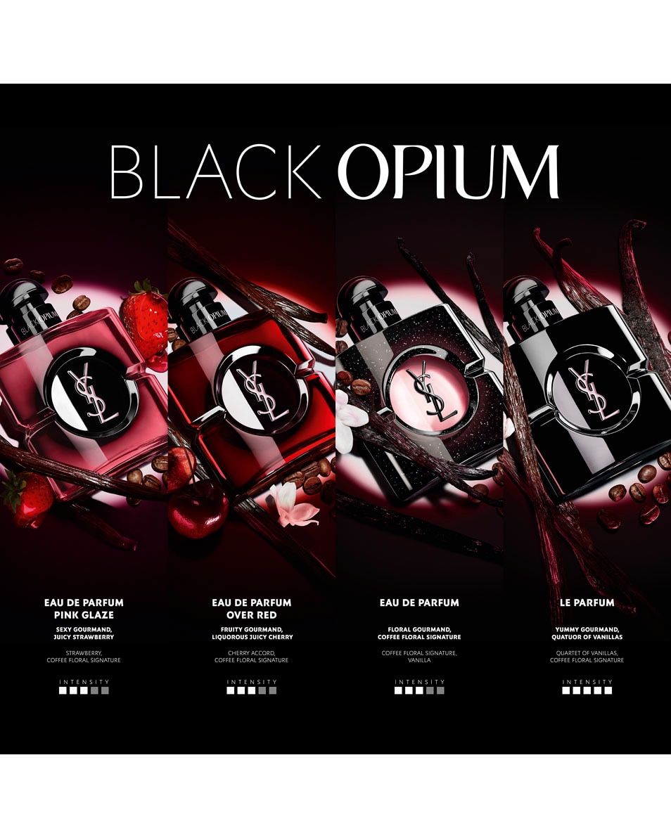 YVES SAINT LAURENT Black Opium Eau de Parfum - Navulbare Damesgeur - travel size 10 ML 4