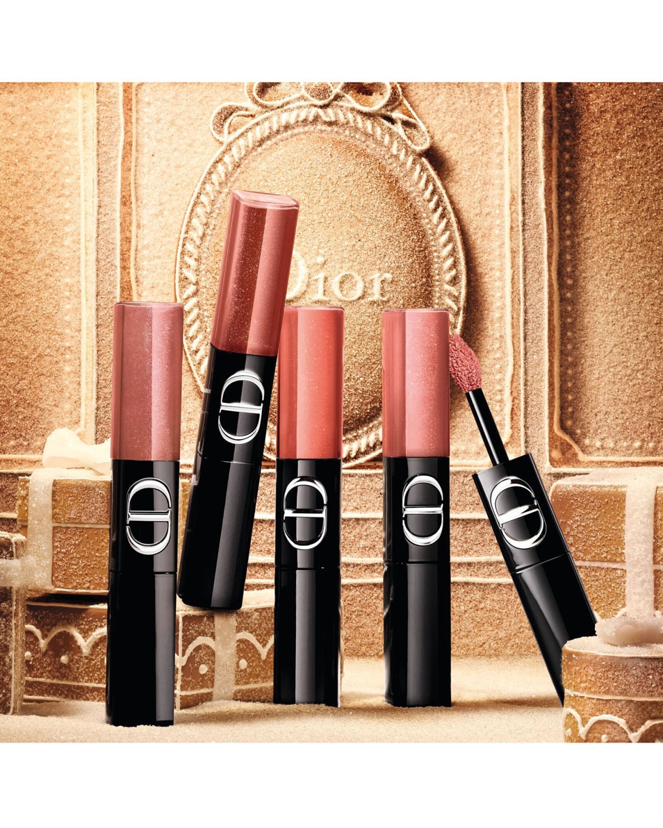 DIOR Rouge Dior Sequin Liquid Duo - Limited Edition Vloeibaar lippenstiftduo 100 Sweet Nude 4