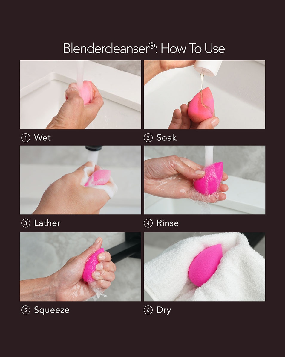 BEAUTYBLENDER Blendercleanser Liquid Lavender Penselenreiniger 150 ML 4
