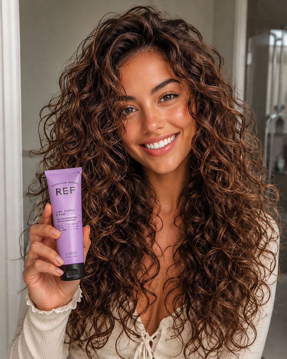 REF STOCKHOLM CURL POWER N°244 Styling crème voor natuurlijke krullen 125 ML 4