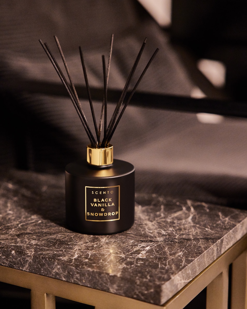 SCENTO BLACK VANILLA & SNOWDROP FRAGRANCE DIFFUSER 200 ML 5