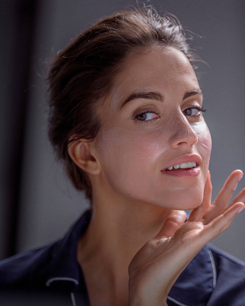 Kalmerend en herstellend nachtmasker voor de droge huid