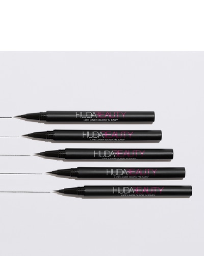 HUDA BEAUTY QUICK 'N EASY PRECISION LIQUID LINER Black onyx