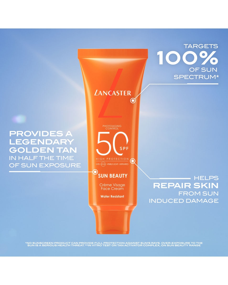 LANCASTER Sun Beauty Face Cream SPF50 50 ML 5