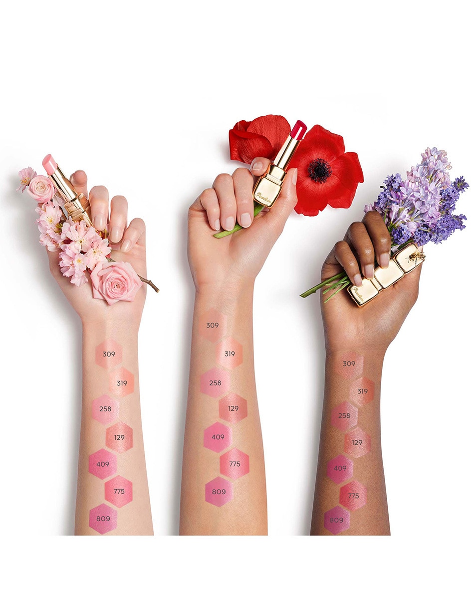 GUERLAIN KISS KISS BEE GLOW HONINGTINT BALSEM - 98% VAN NATUURLIJKE OORSPRONG 258 ROSE GLOW 5