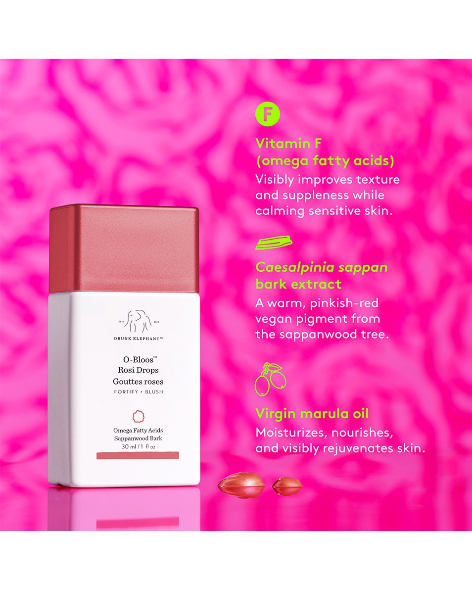 DRUNK ELEPHANT DROPS O-BLOOS ROSI DROPS 30 ML 5