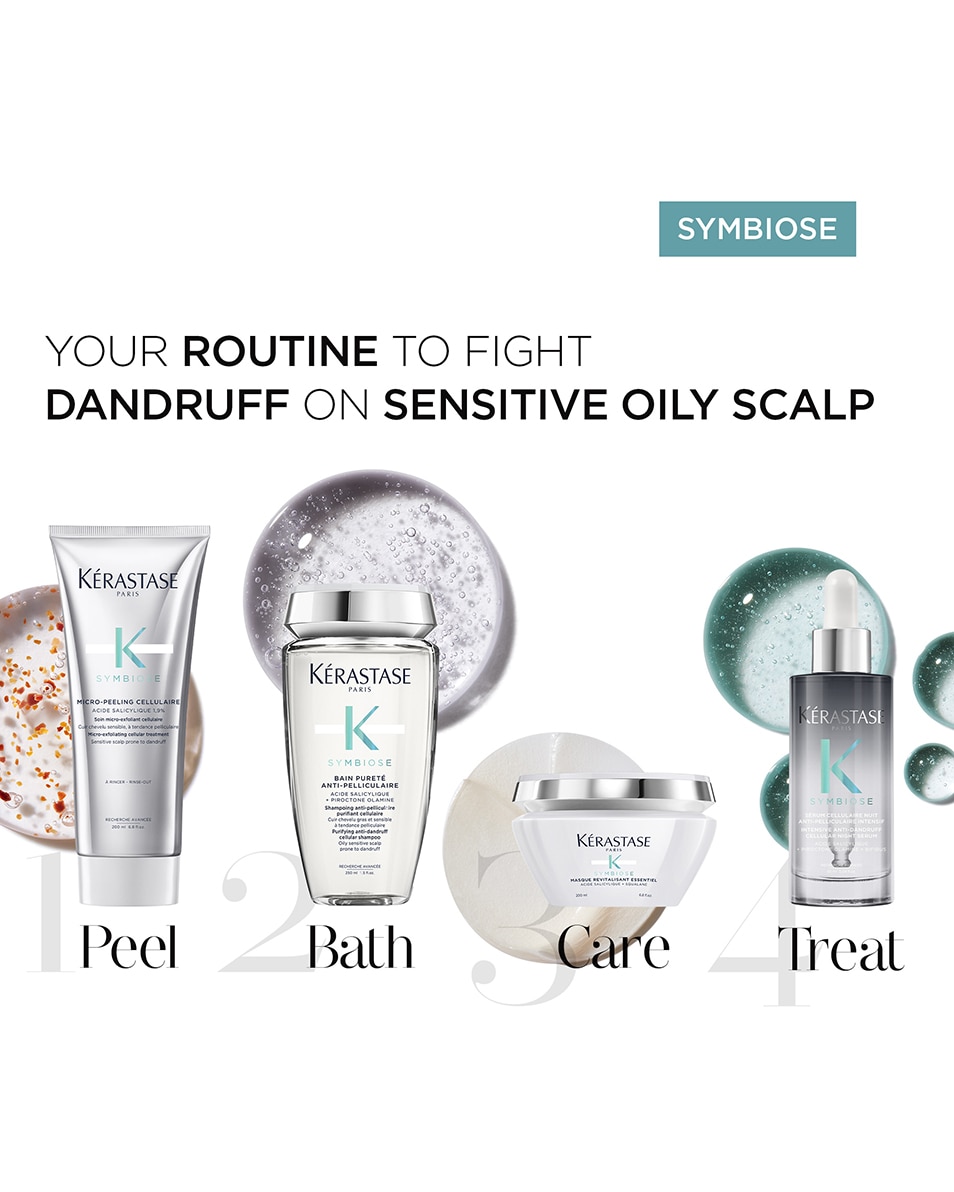 KÉRASTASE SYMBIOSE SERUM CELLULAIRE NUIT ANTI-PELLICULAIRE INTENSIF Intensief anti-roos cellular nachtserum 90 ML 5