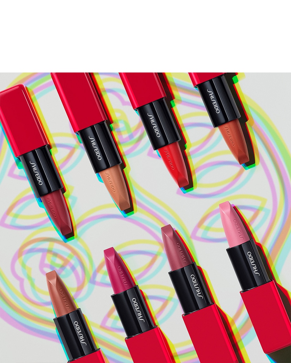SHISEIDO LIPSTICK Technosatin Gel Lipstick Red Shift 416 5