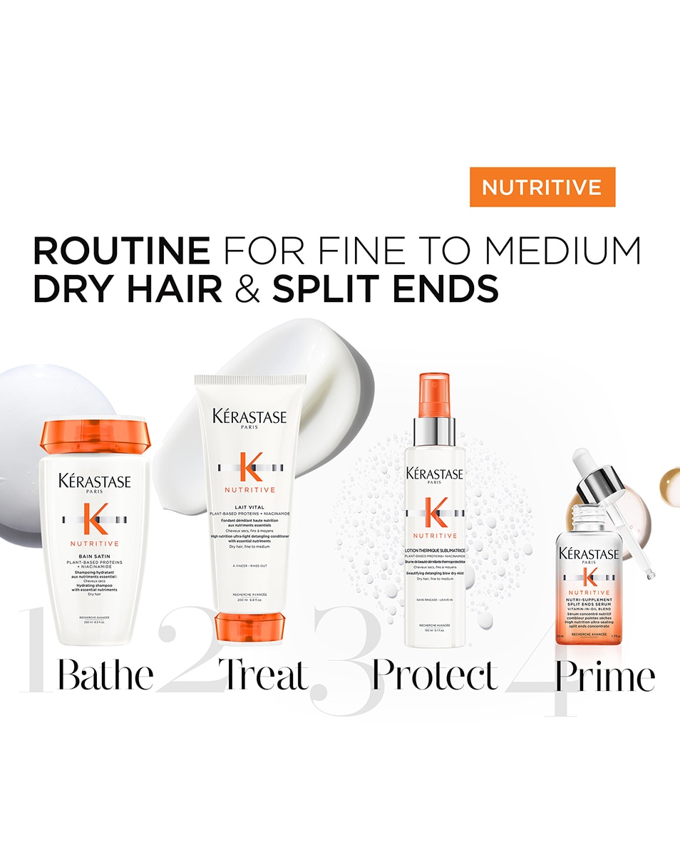 KÉRASTASE NUTRITIVE NUTRI-SUPPLEMENT SPLIT ENDS SERUM VOEDEND SEALENDE HAARSERUM VOOR DROGE GESPLETEN PUNTEN 50 ML 5